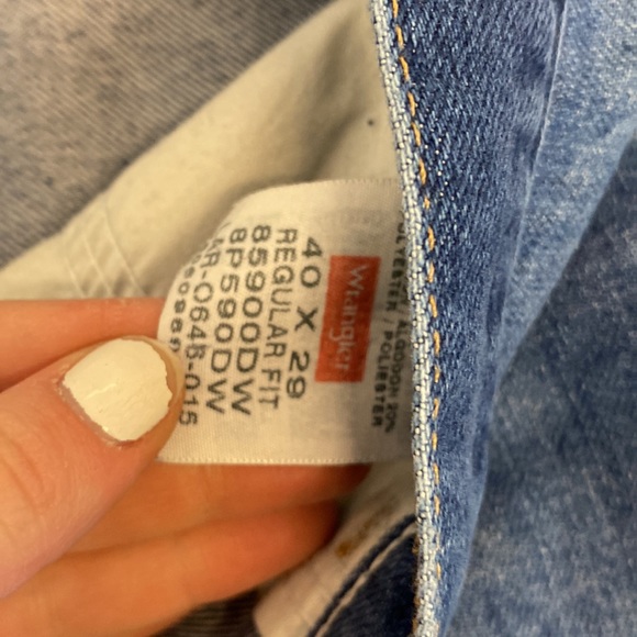 Men’s wrangler jeans size 40 X 29 - Picture 2 of 6